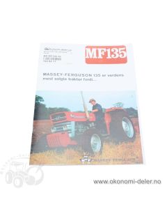 Brosjyre MF 135 1970