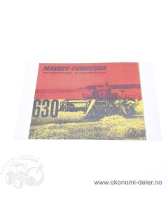 Brosjyre MF 630 1962