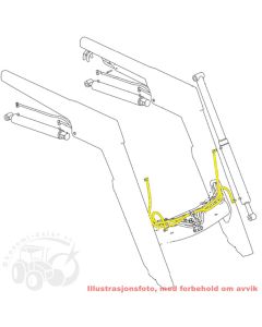 Hydraulikkslange, tiltsylinder.