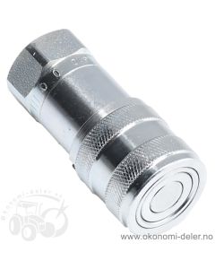 Flat Face 3/8" kobling hunn
