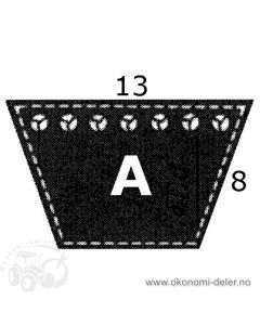 Rem A 19" - 483 mm innv. Delingsl. 515 mm.
