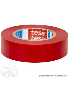 Tape elektro rød 15 mm x 10 m